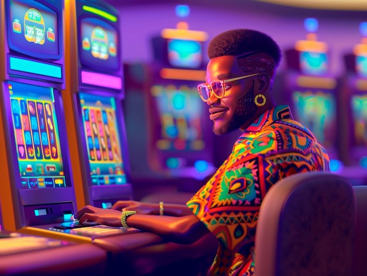Tabel aturan Blackjack di geam menampilkan nilai kartu dan opsi permainan